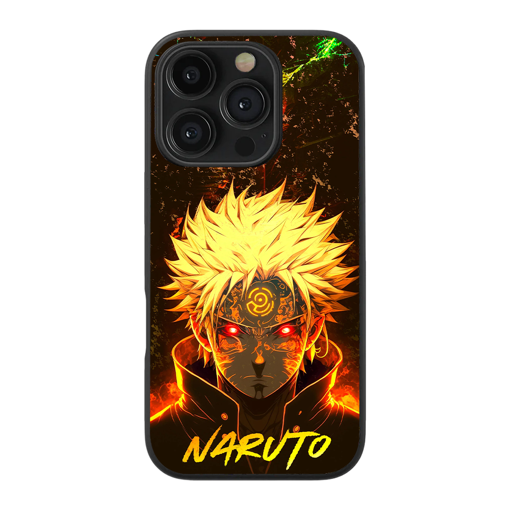 Naruto Ultrapower One Piece Glass Phone Case