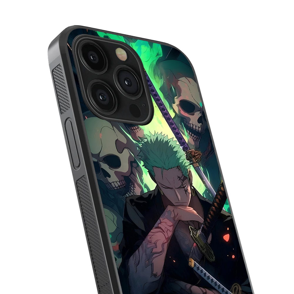 Roronoa Zoro 2.0 One Piece Glass Phone Case