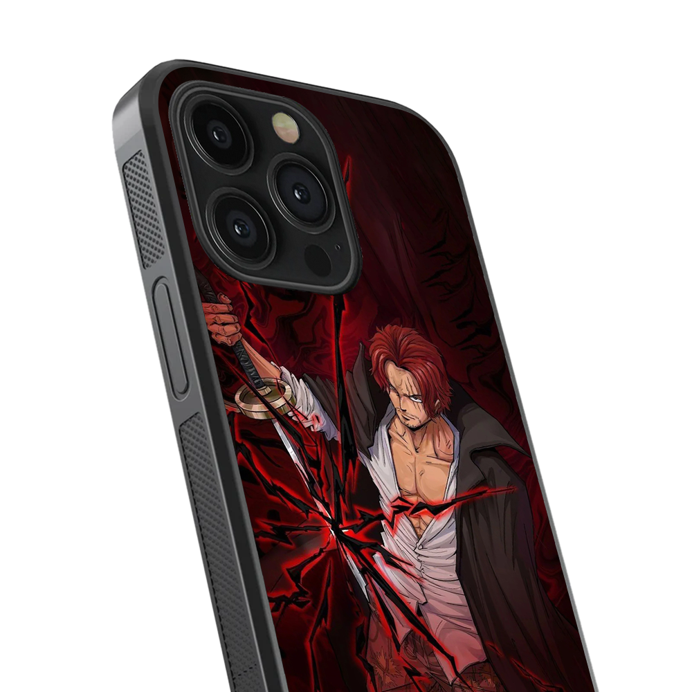 Shanks One Piece Glass Phone Case