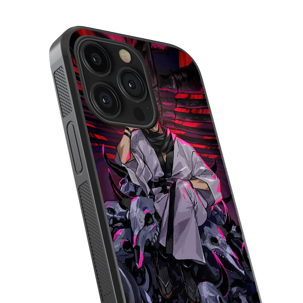 Sukuna Jujutsu Kaisen One Piece Glass Phone Case