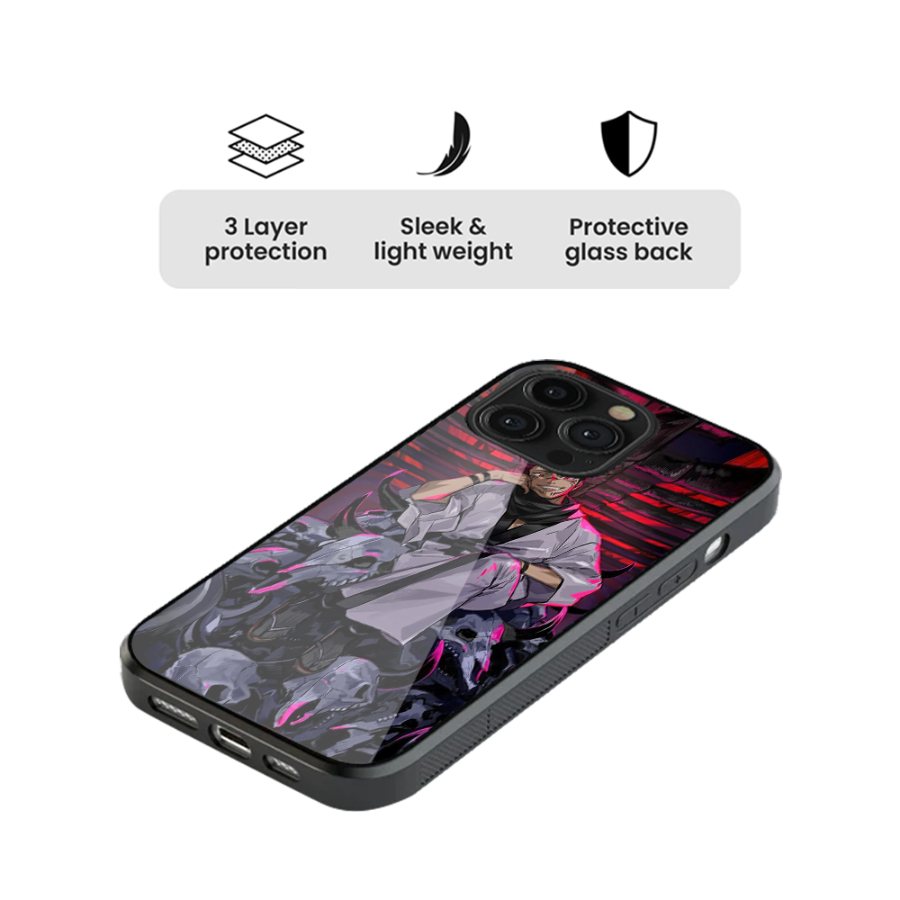 Sukuna Jujutsu Kaisen One Piece Glass Phone Case