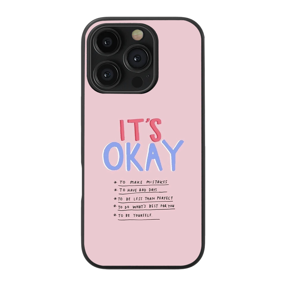 Self-Care Reminder Glass Phone Case