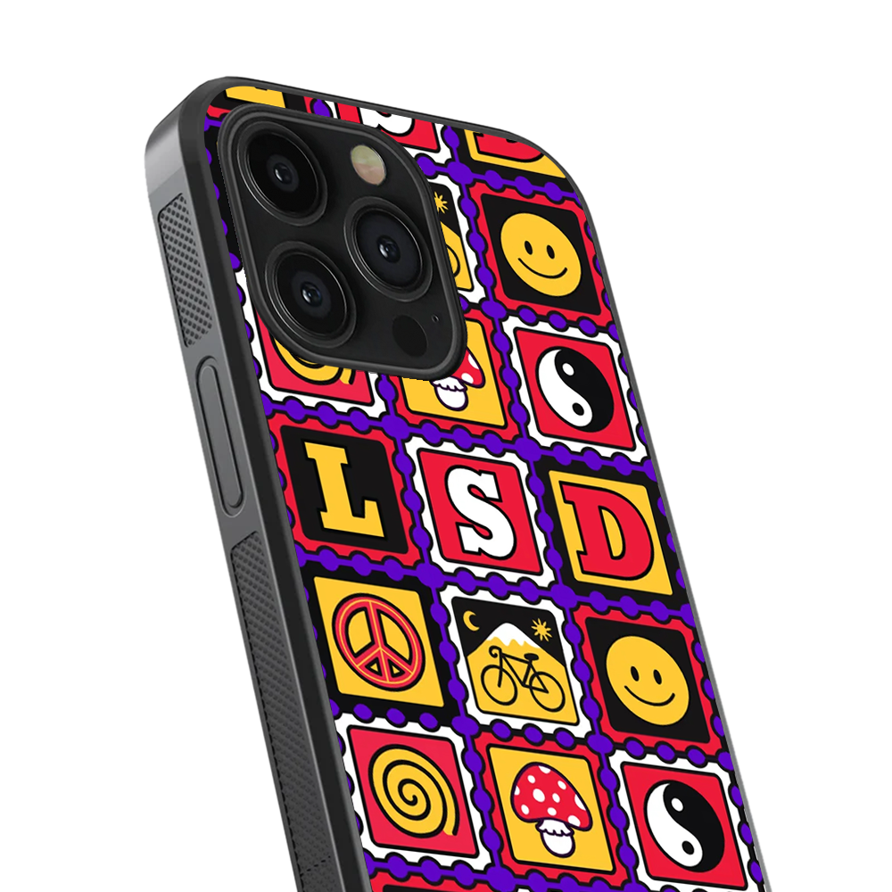 LSD Ticket Glass Phone Case