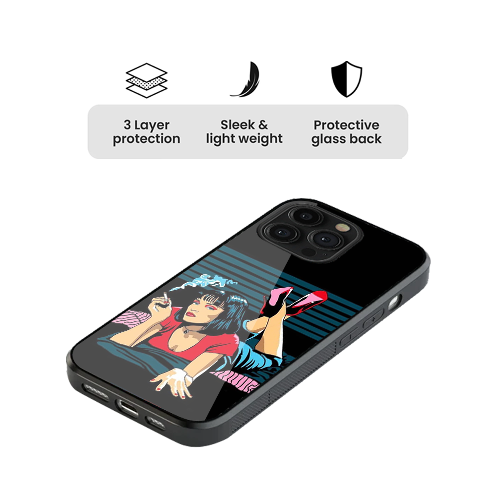 Pulp Fiction Glass Phone Case