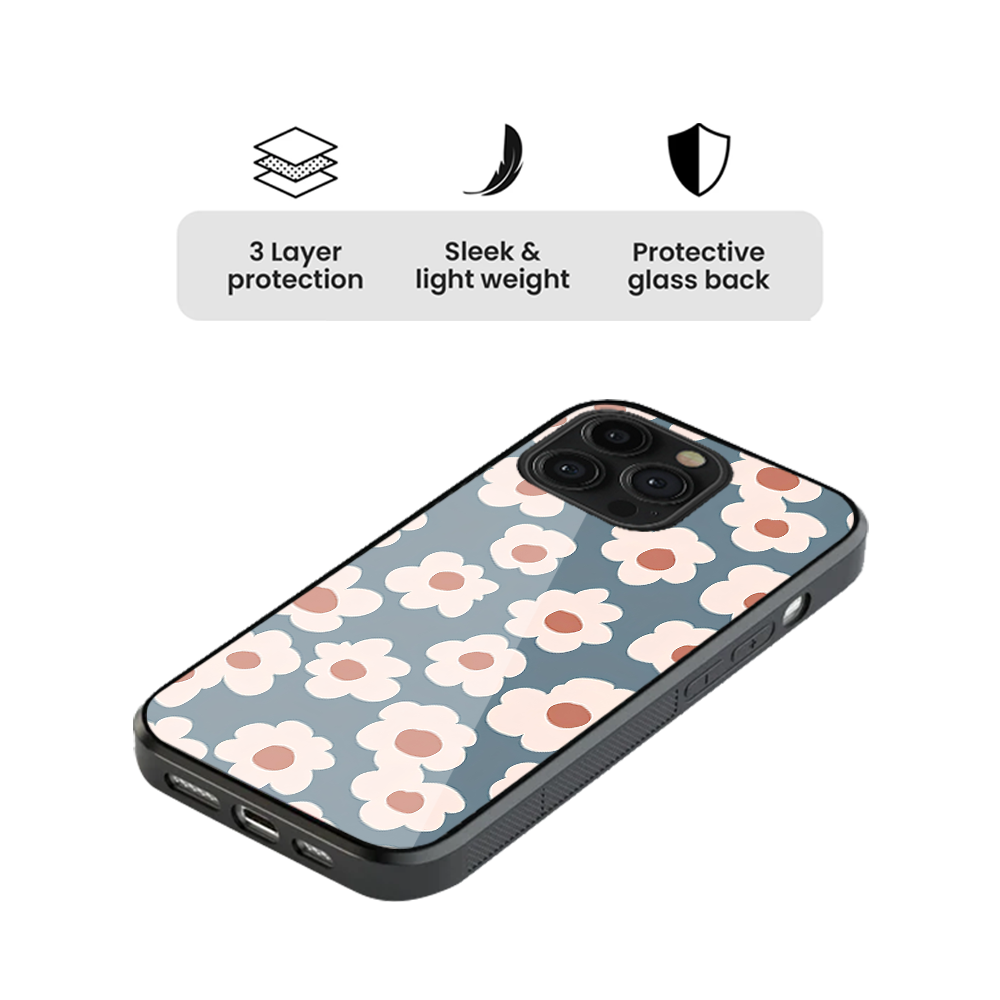 Daisy Designer Glass Phone Case