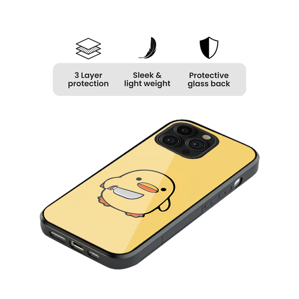 Duck Designer Glass Phone Case