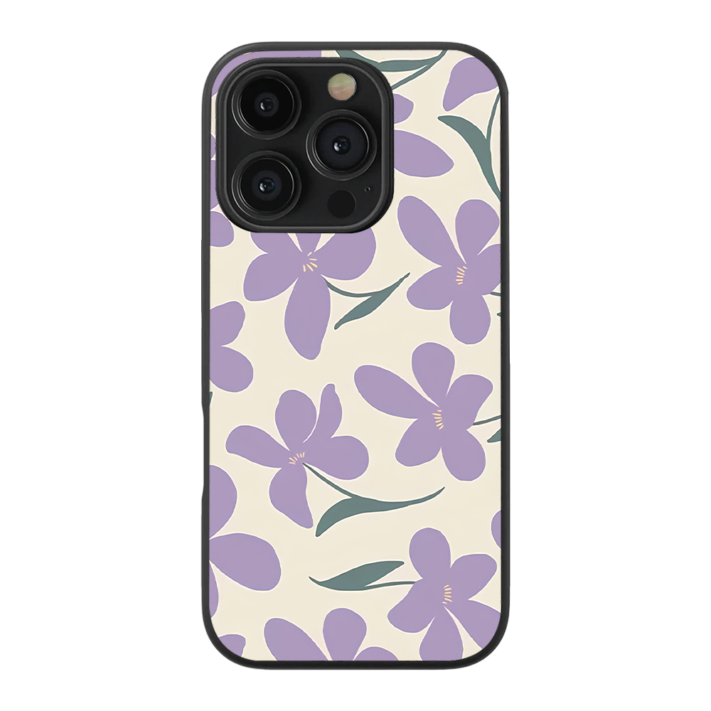 Lavender Haze Designer Glass Phone Case