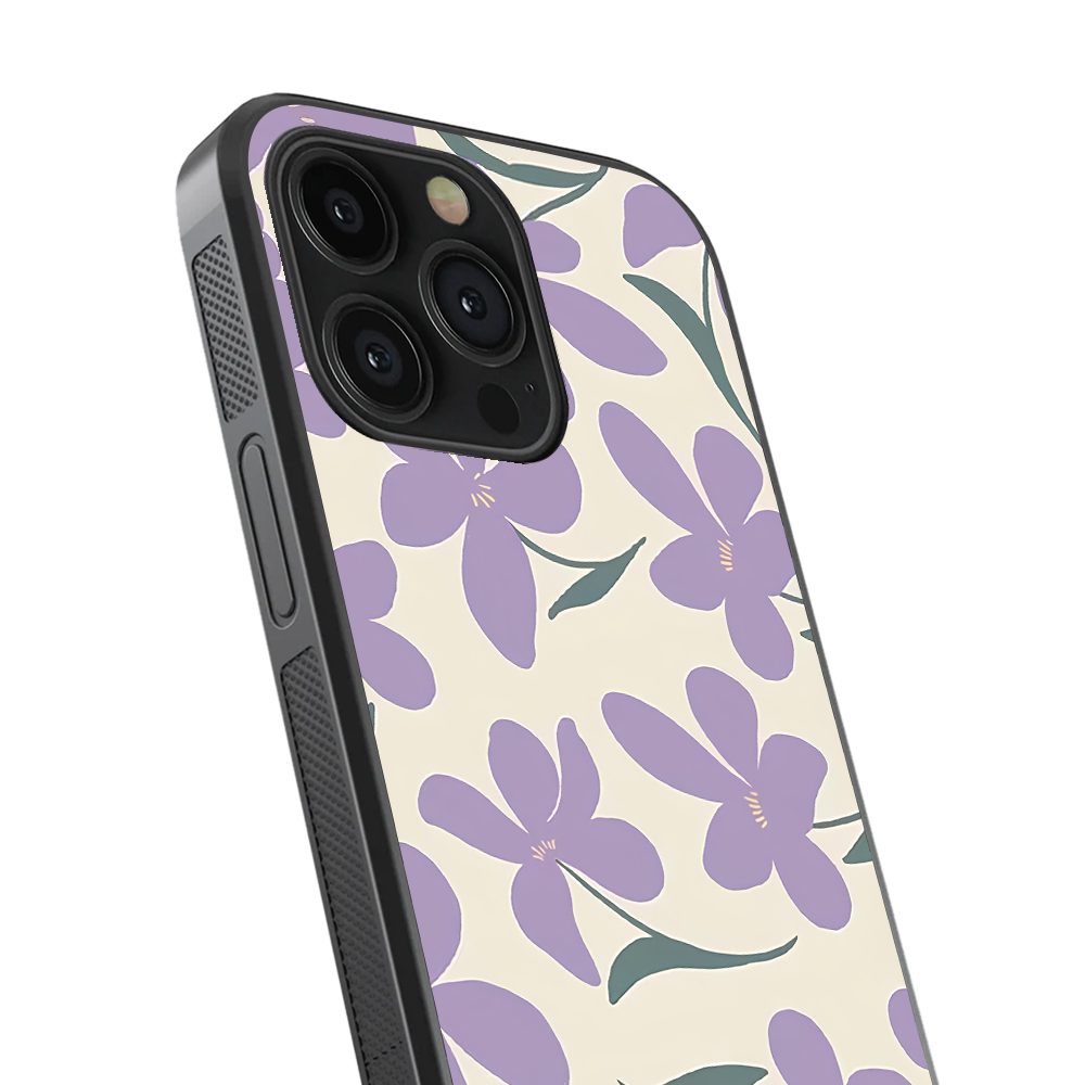 Lavender Haze Designer Glass Phone Case