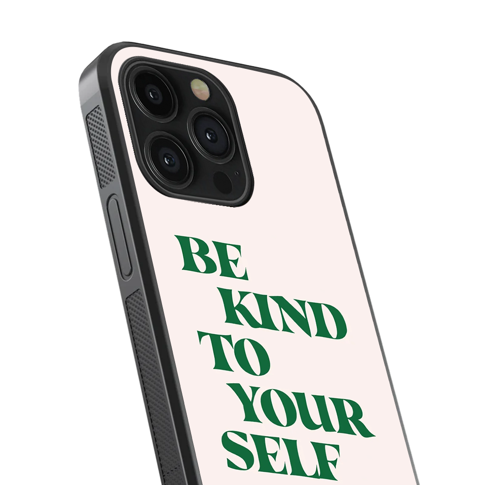 Be Kind Glass Phone Case