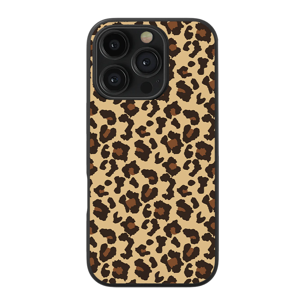 Cheetah Glass Phone Case