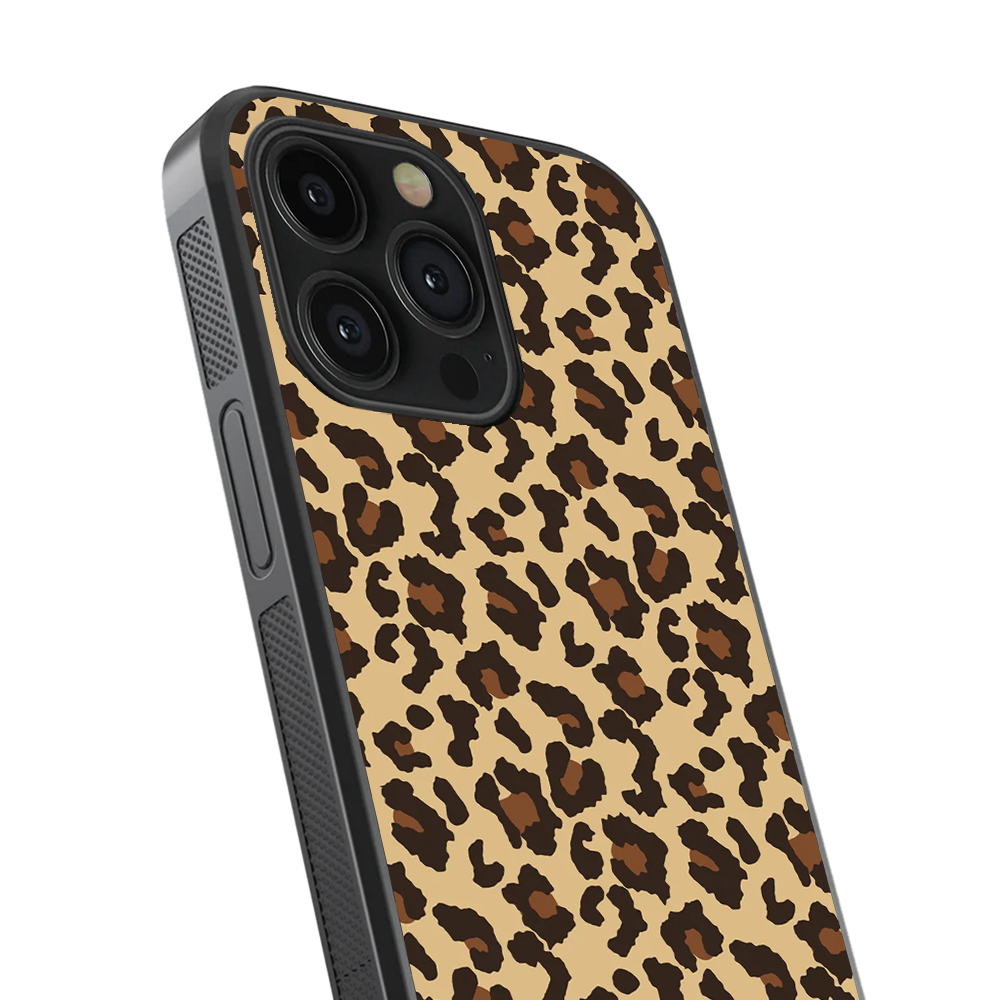 Cheetah Glass Phone Case