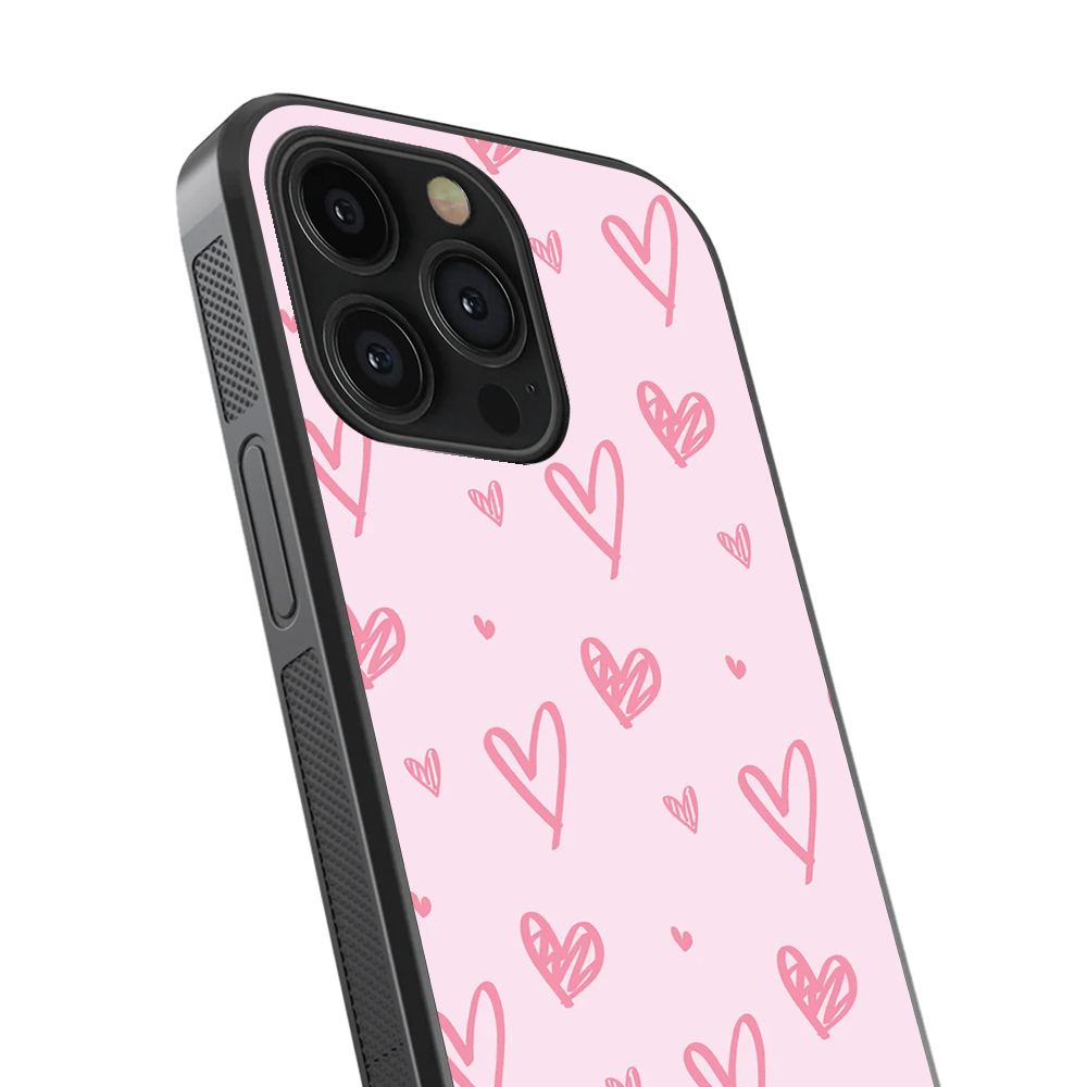 Falling For You Glass Phone Case