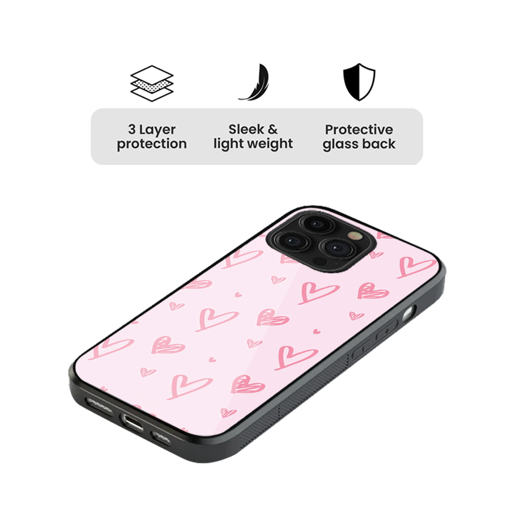 Falling For You Glass Phone Case