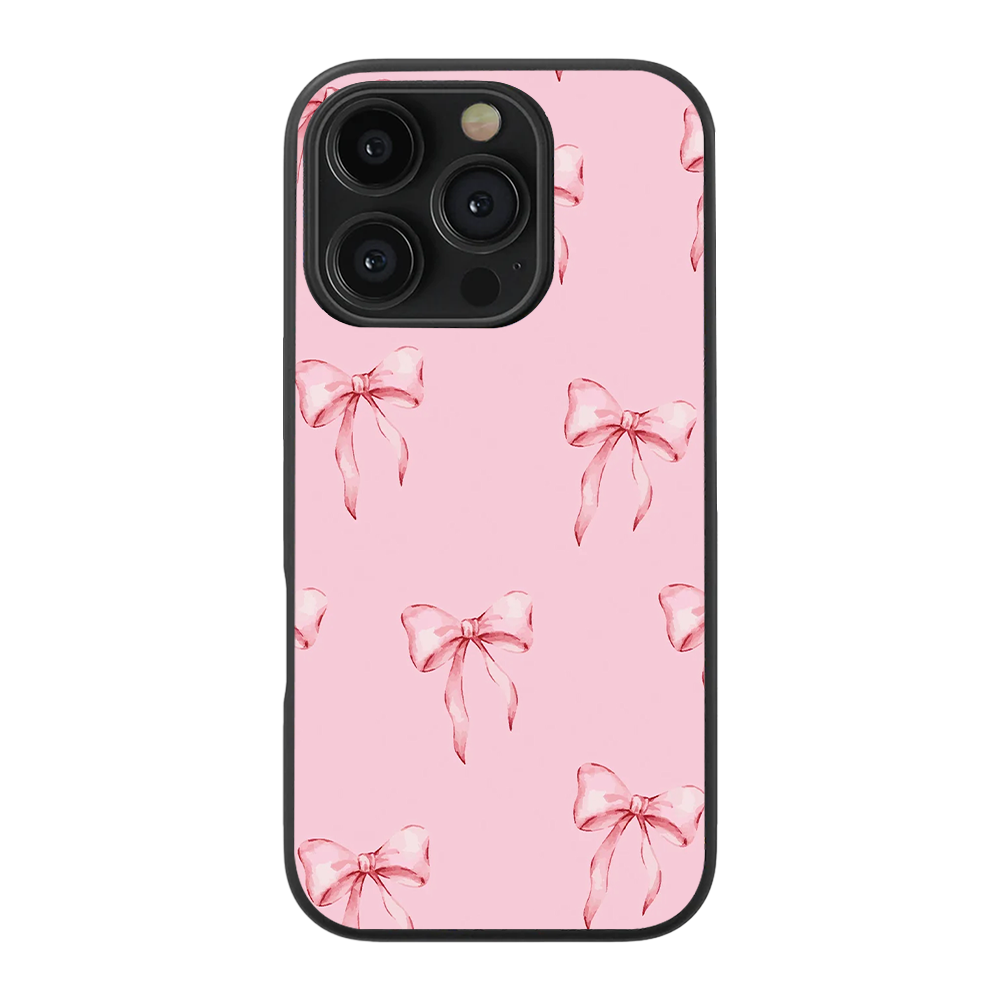 Posie Pink Glass Phone Case