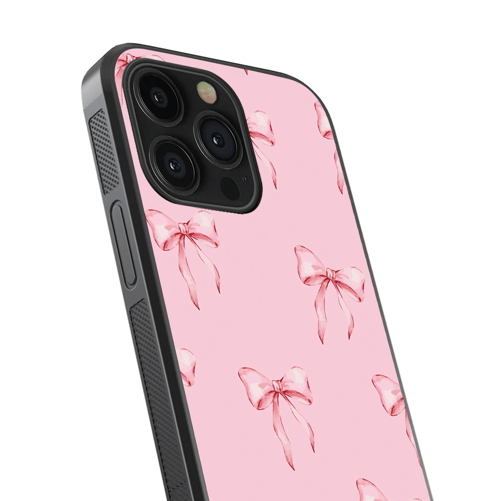 Posie Pink Glass Phone Case