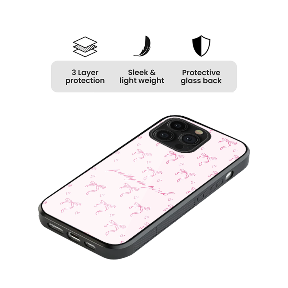 Pretty in Pink Glass Phone Case