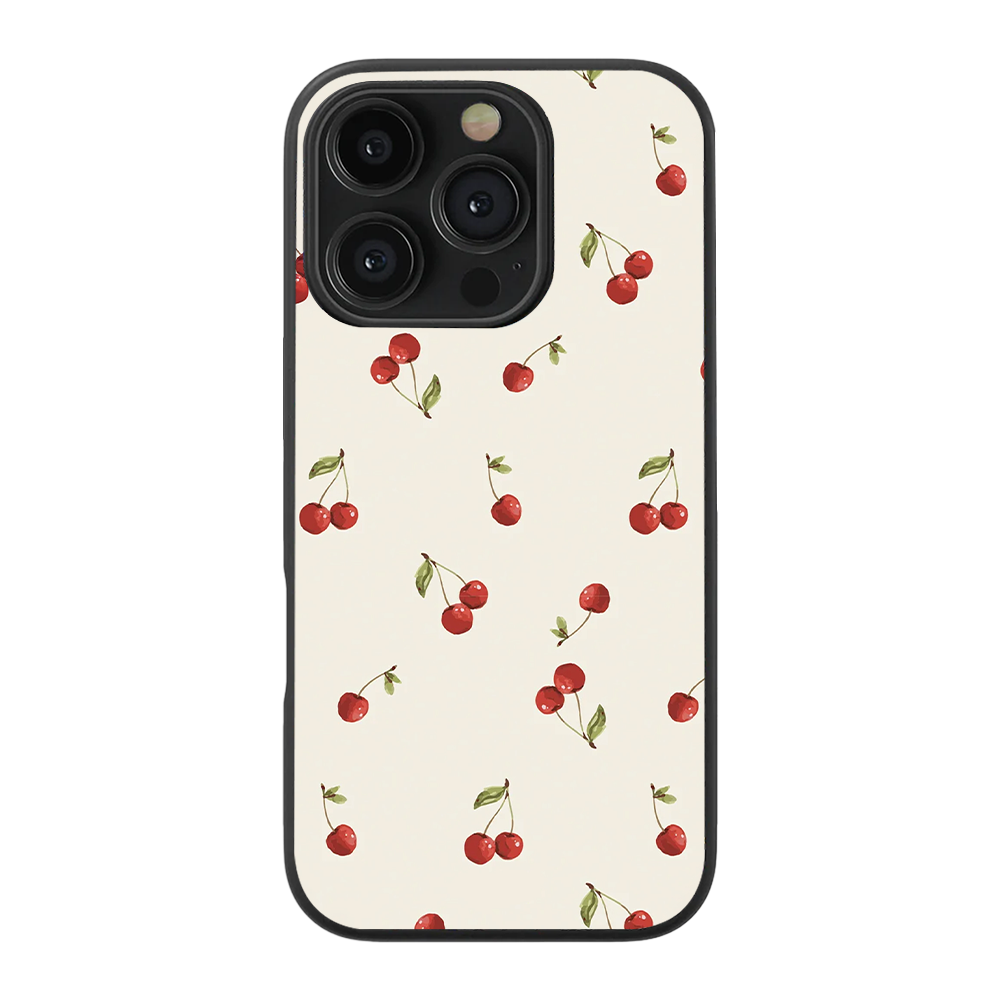 Sweet Cherry Glass Phone Case