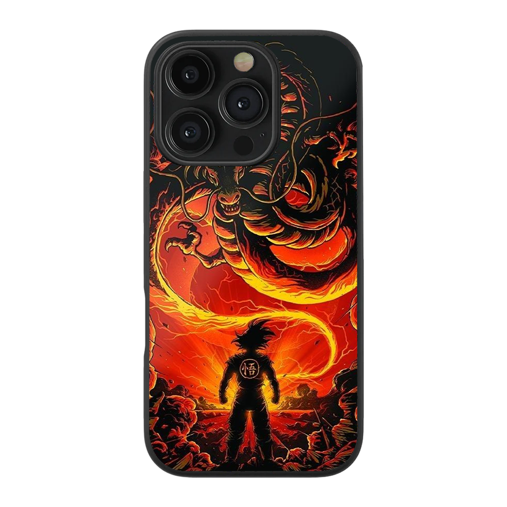 Dragon Ball Z Art Glass Phone Case