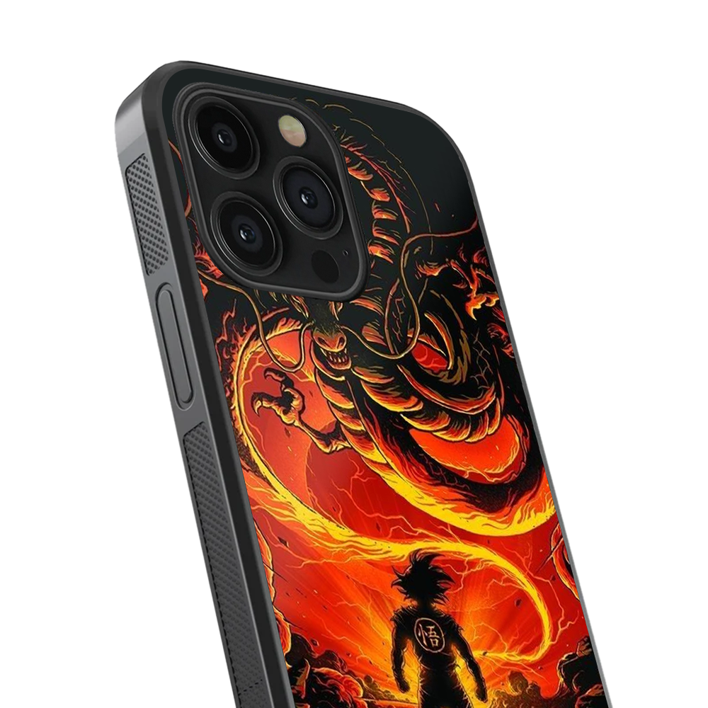 Dragon Ball Z Art Glass Phone Case