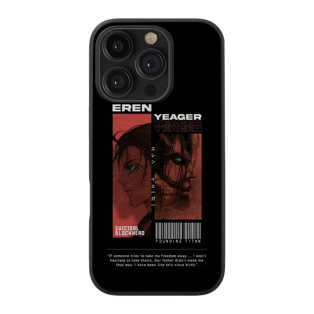 Eren Yeager | One Glass Phone Case