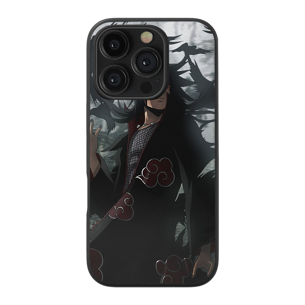 Itachi Uchiha Anime Glass Phone Case