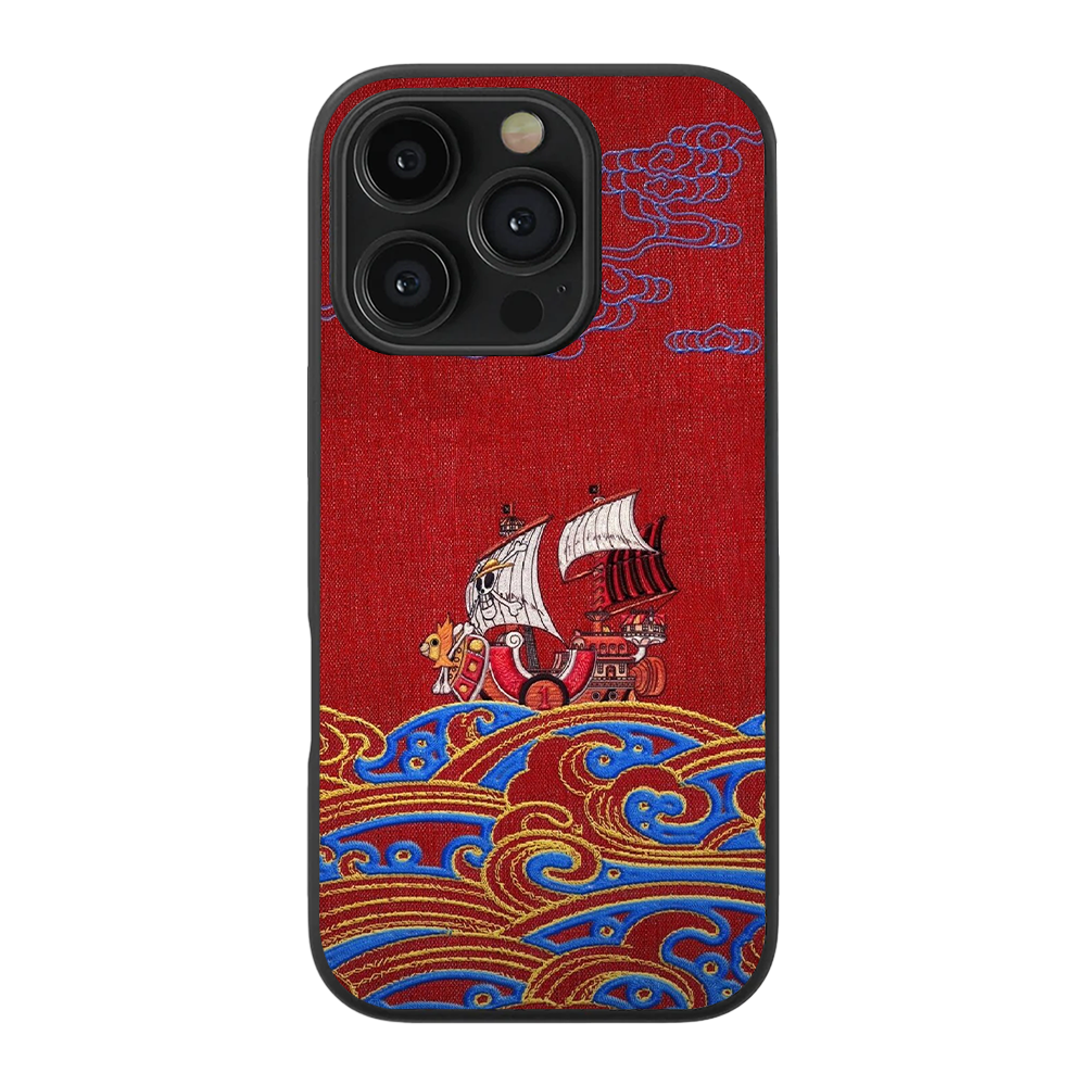 One Piece Rising Sun Glass Phone Case