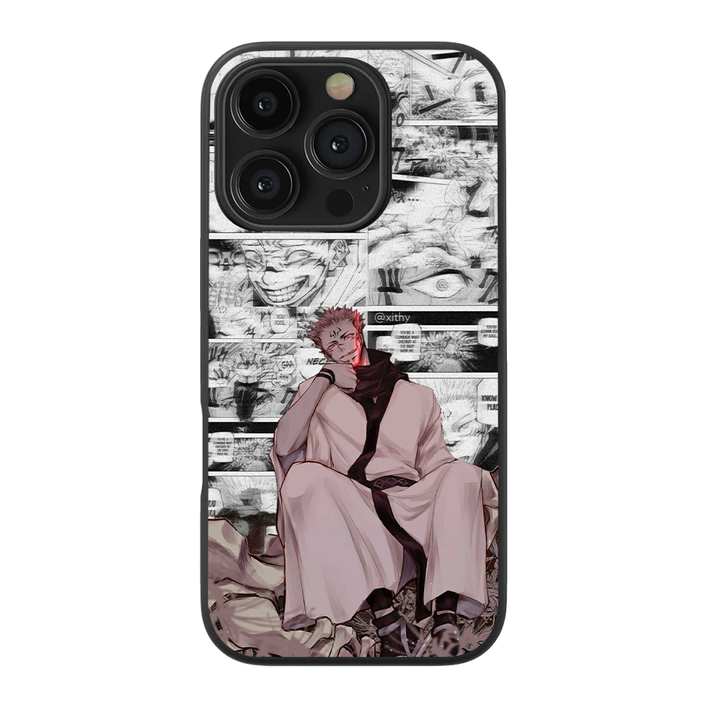 Sukuna Jujutsu Kaisen Glass Phone Case