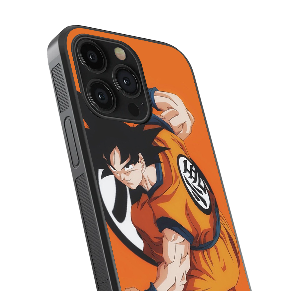 Super Saiyan Goku Anime Glass Phone Case