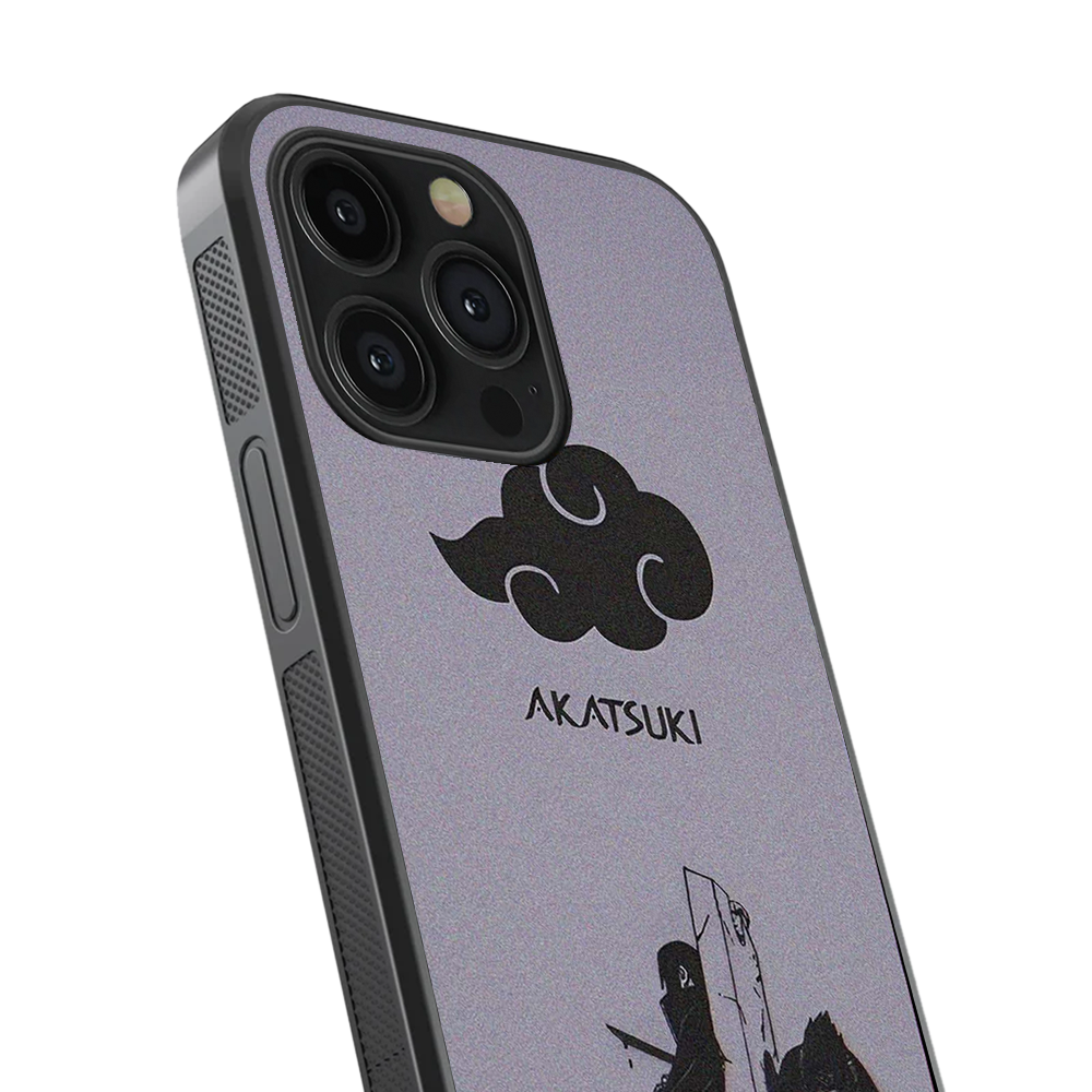 Uchiha Brothers of Akatsuki Glass Phone Case