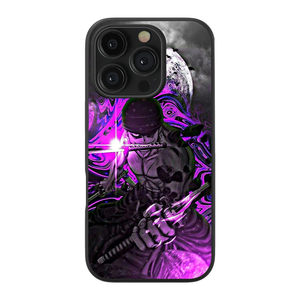 Wrath of Roronoa Zoro Glass Phone Case