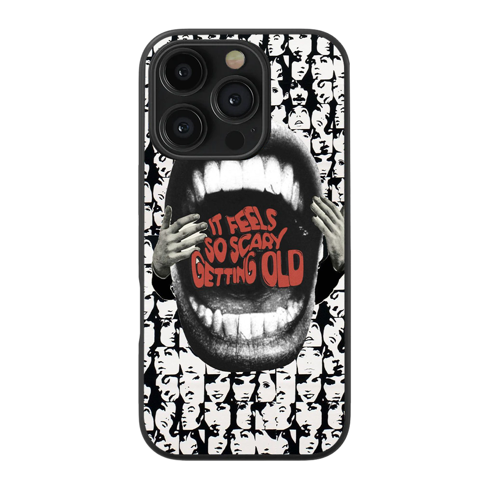 It Feels So Scary Getting Old Glass Phone Case