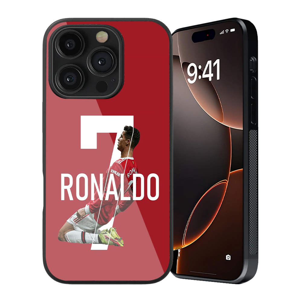 Ronaldo #1 Glass Phone Case