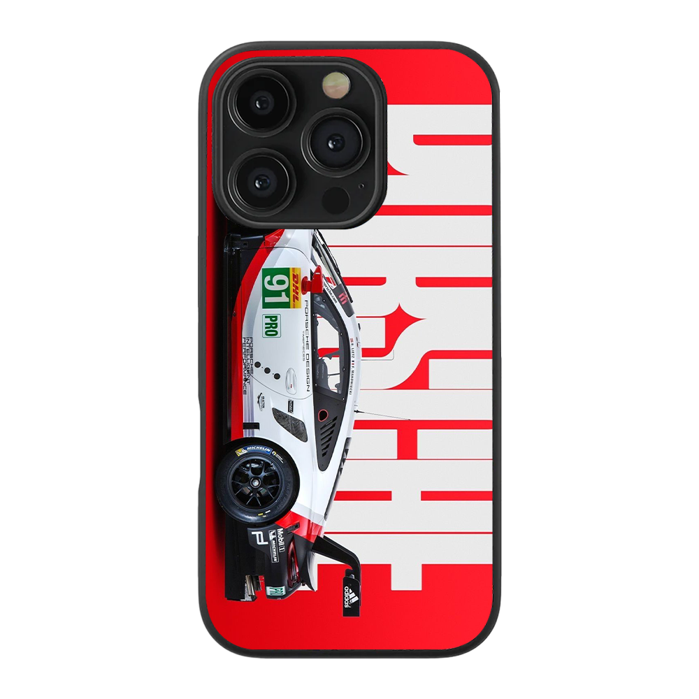 Porsche #1 Glass Phone Case