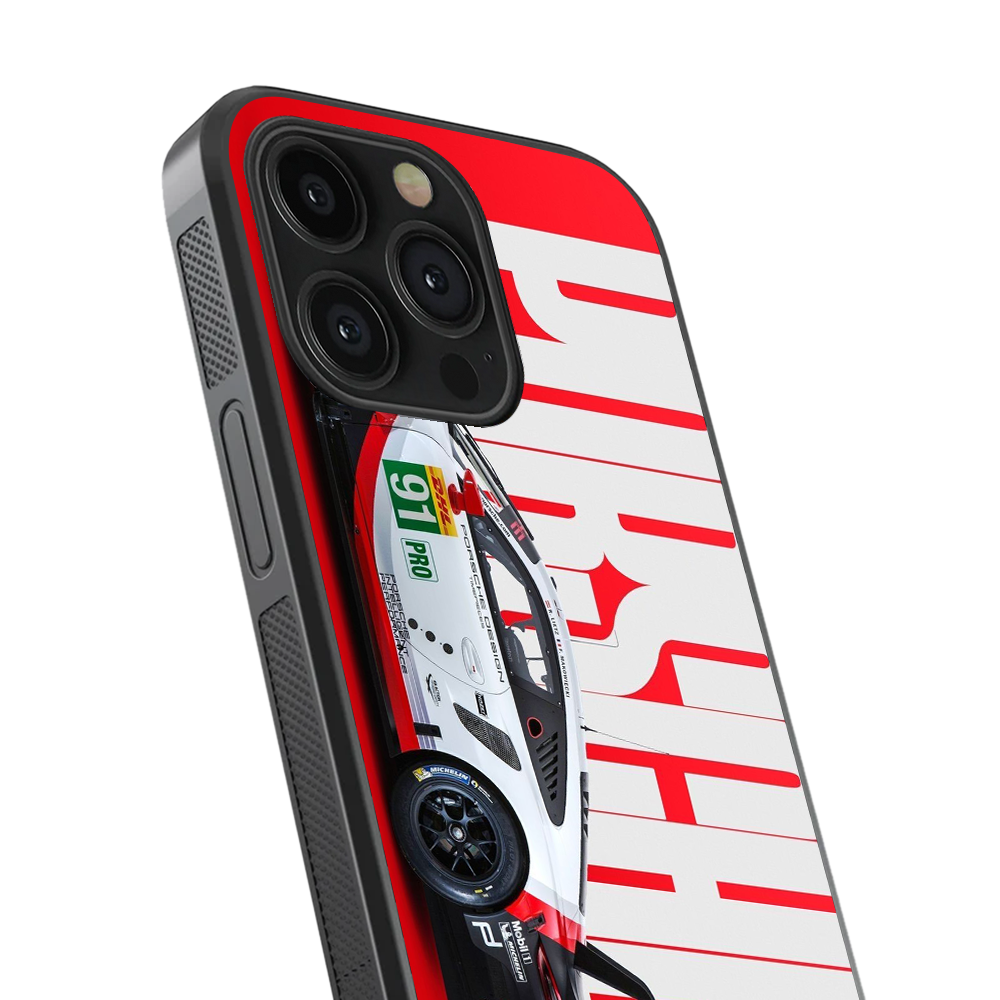 Porsche #1 Glass Phone Case