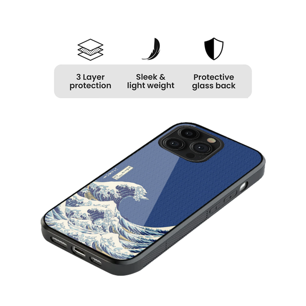 Great Wave Glass Phone Case