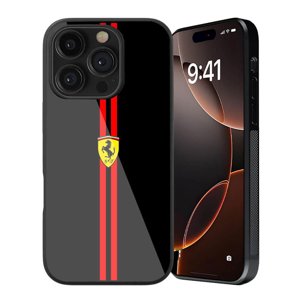 Ferrari #1 Glass Phone Case