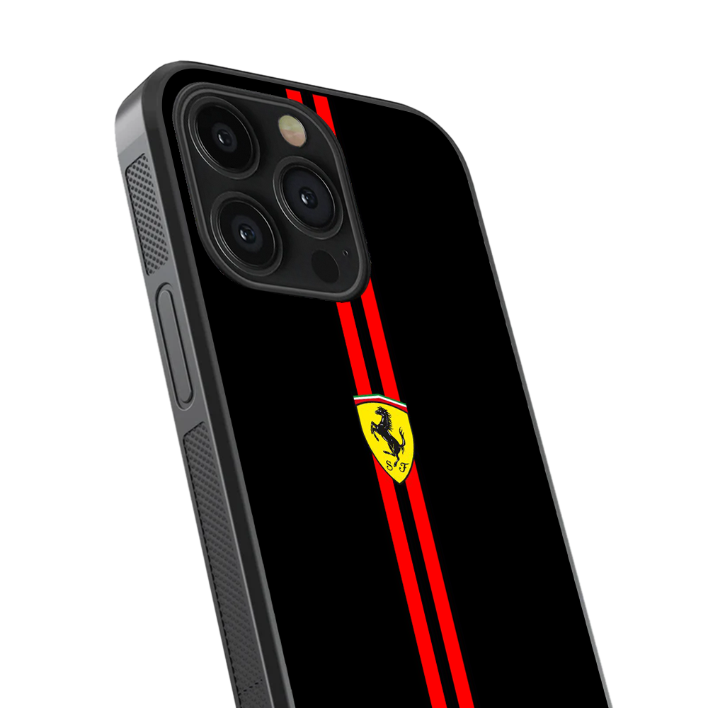 Ferrari #1 Glass Phone Case