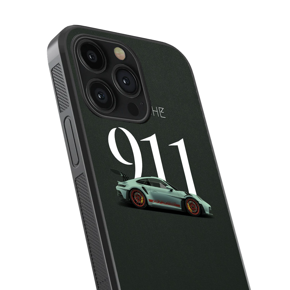 Porsche #2 Glass Phone Case