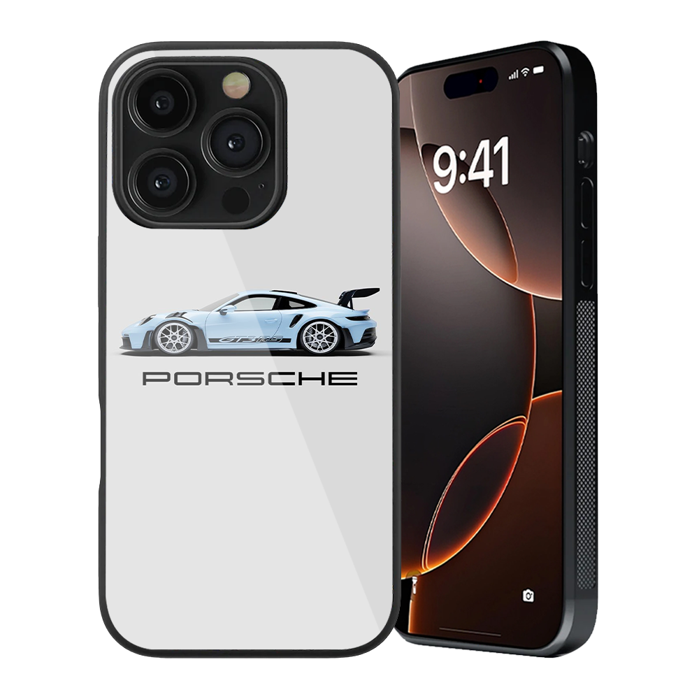 Porsche #3 Glass Phone Case