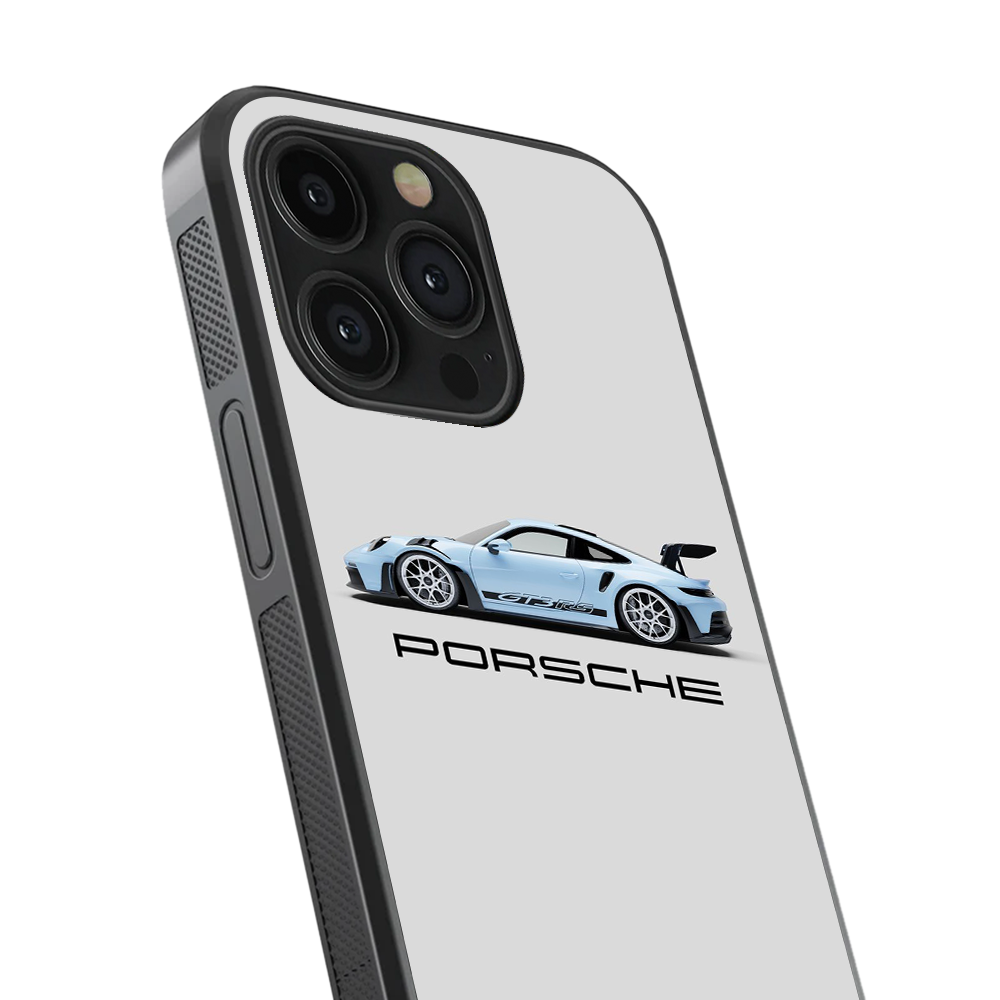 Porsche #3 Glass Phone Case