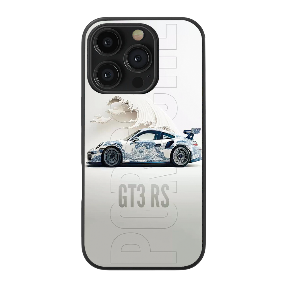 Porsche #4 Glass Phone Case