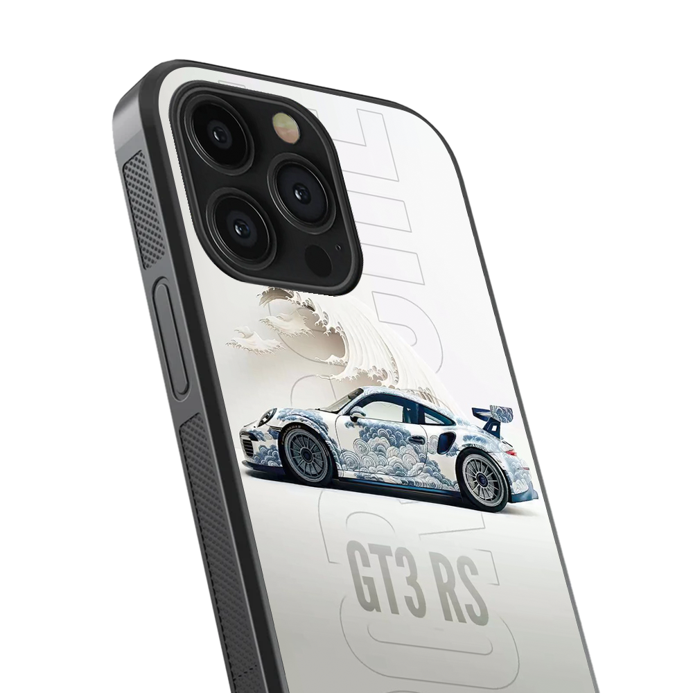 Porsche #4 Glass Phone Case