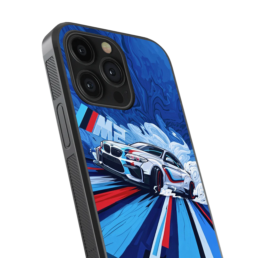 Motorsport Glass Phone Case