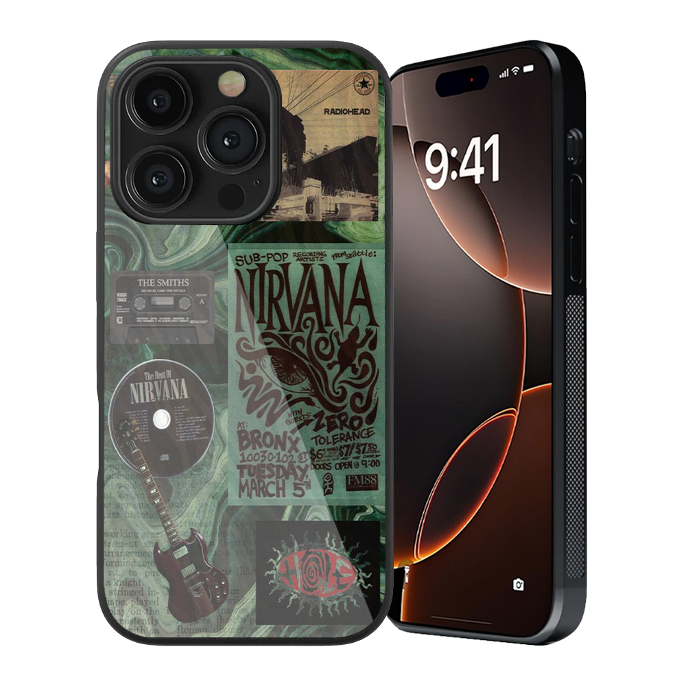 Nirvana Glass Phone Case