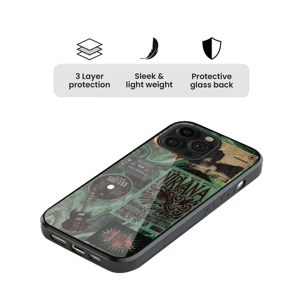 Nirvana Glass Phone Case