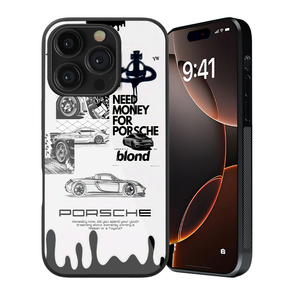 Need Money For Porsche #2 Glass Phone Case