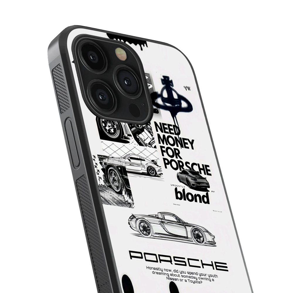 Need Money For Porsche #2 Glass Phone Case