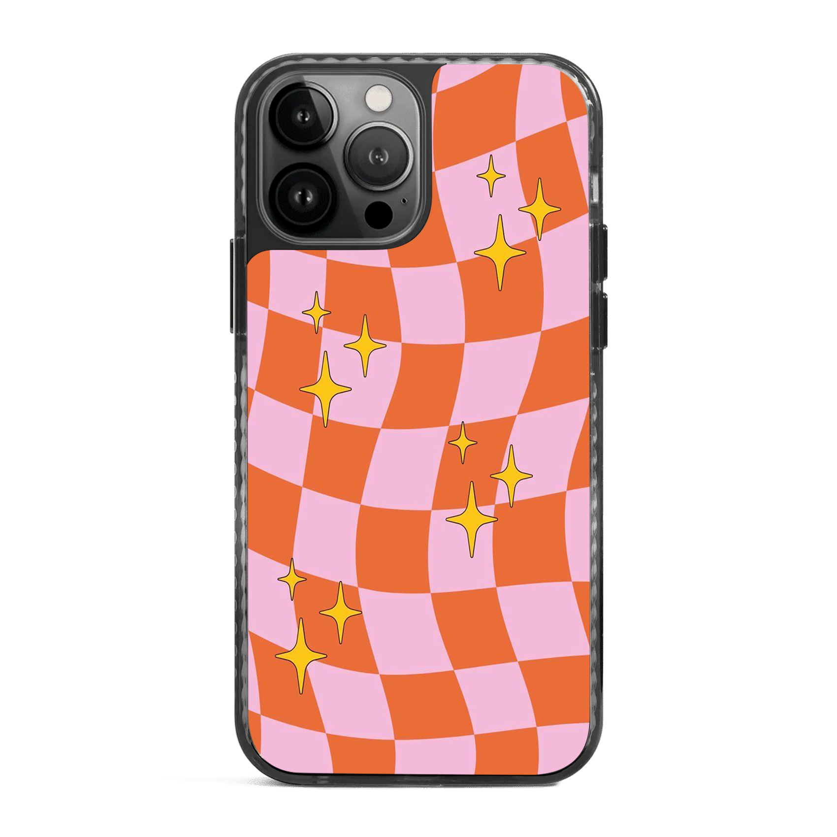 Checkered Orange/Pink Stride 2.0 Case