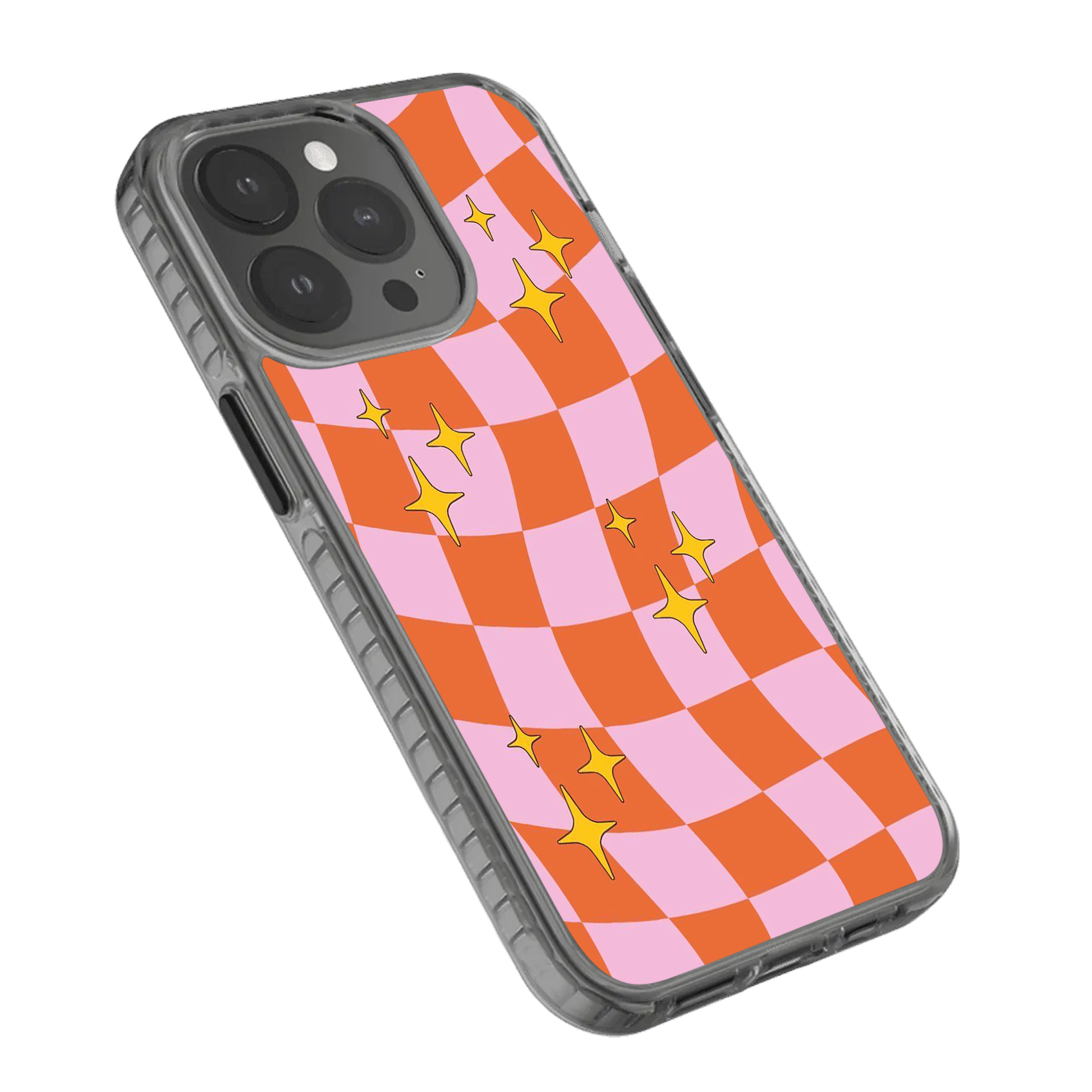 Checkered Orange/Pink Stride 2.0 Case