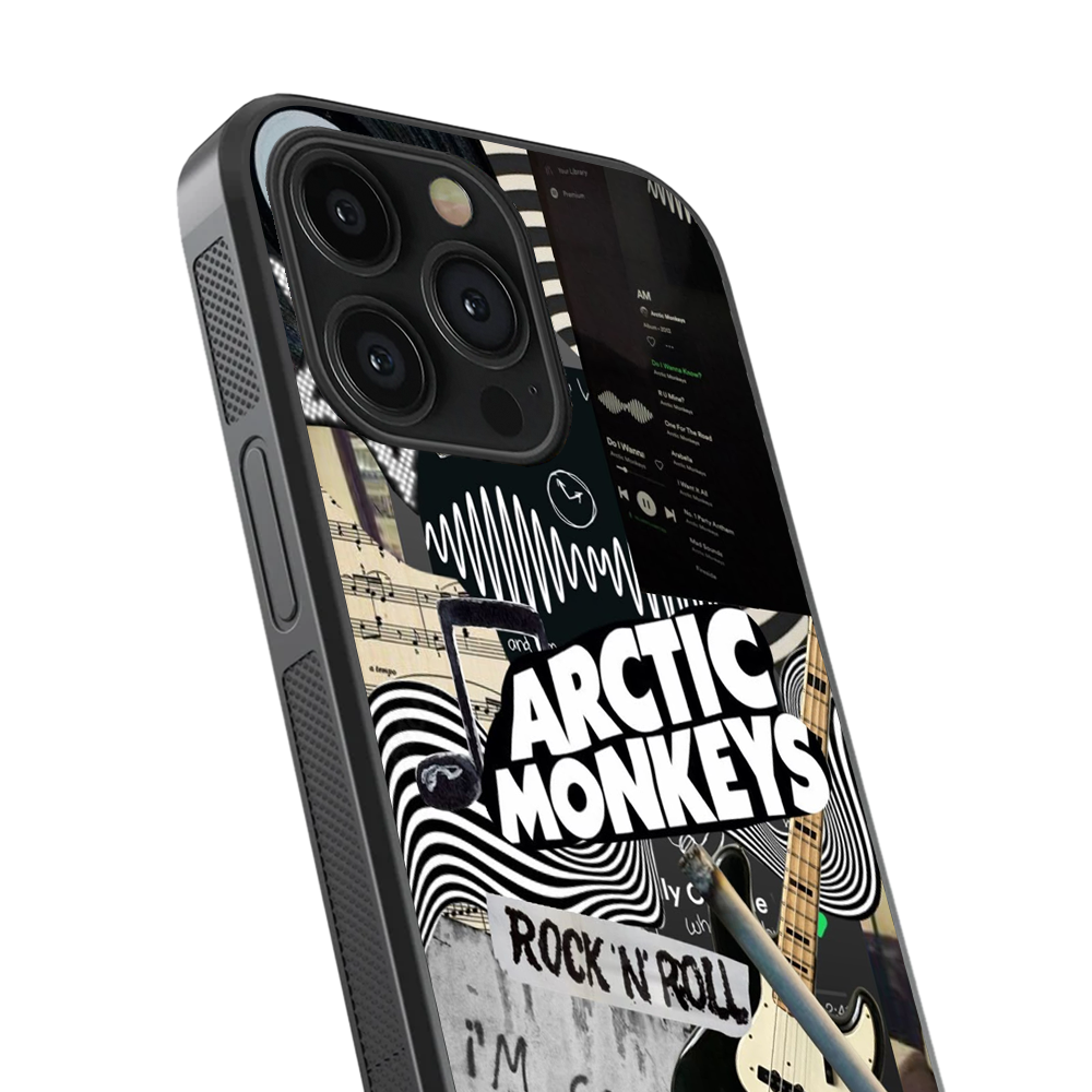 Arctic Monkeys Aesthetic Spotify Glass Phone Case